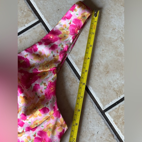 Forever 21 Pink Pleated Maxi Dress Size XL - Picture 7 of 8